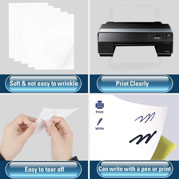 Picture of A4 White Paper Sheets 5 Reams – 2500 Sheets - Bright White Paper - Office Printer, Copier Paper 