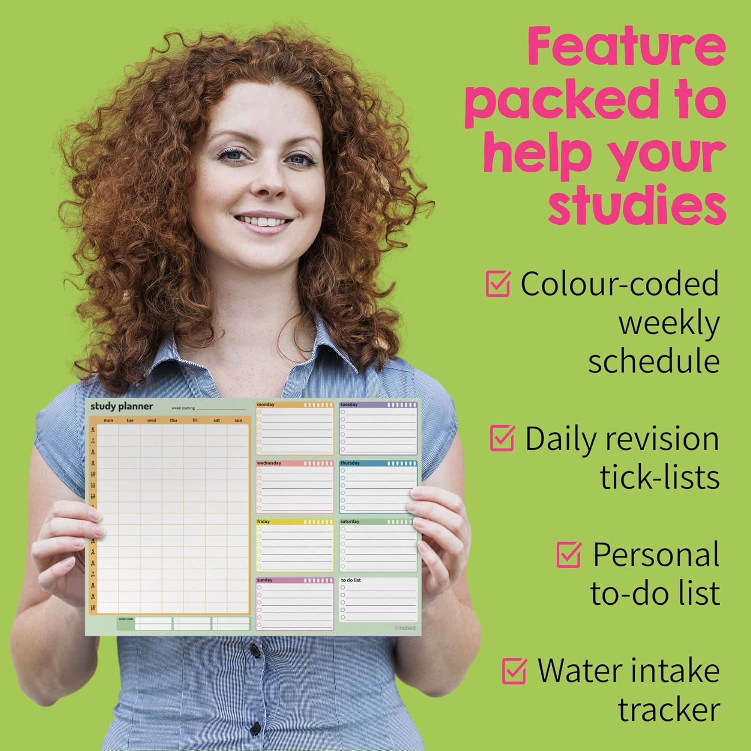 Study & Revision Planner – 52 A4 Sheets for Students & Exams