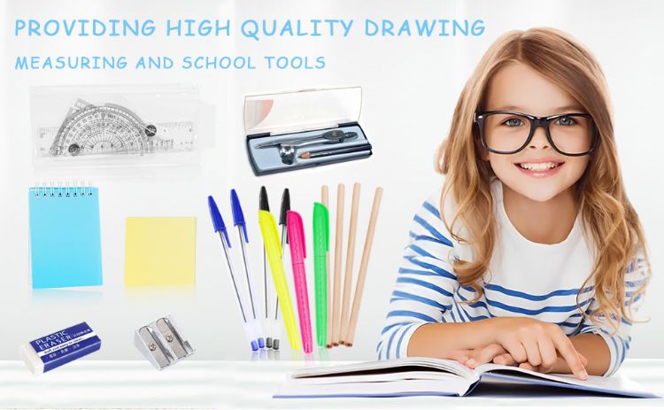 Picture of 17 Pcs Stationary Sets, Maths Sets For Secondary School, Secondary School Stationery Set, Back To School Stationery Ruler Set 