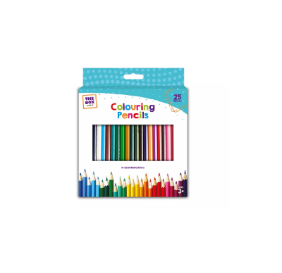 Picture of 25 Colouring Pencils Set Kids Children Sketching Drawing School Stationery Gift