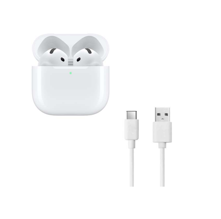 Picture of AirPods 4th Generation with Active Noise Cancellation, Adaptive Audio, H2 Chip – USB-C & Wireless Charging Case
