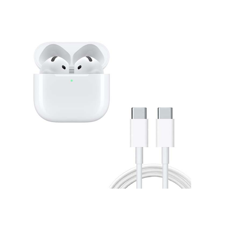 Picture of AirPods 4th Generation with Active Noise Cancellation, Adaptive Audio, H2 Chip – USB-C & Wireless Charging Case