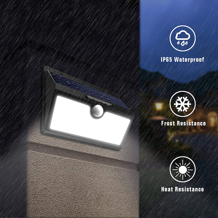 Picture of 78 LED Solar Motion Sensor Security Lights – Waterproof, Wireless Outdoor Solar-Powered Wall Lights
