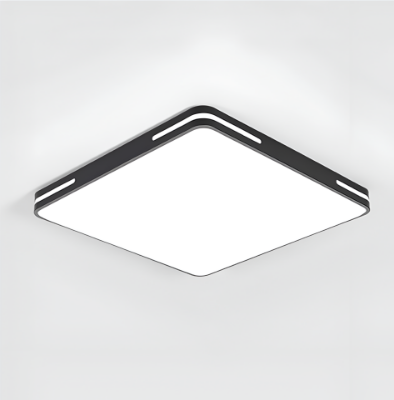 Picture of 36W Modern LED Ceiling Light Square Panel Downlight – Sleek Black Finish for Contemporary Interiors