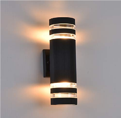 Picture of Round Shape LED Up Down Wall Light – IP65 Waterproof Outdoor Garden Sconce, Modern Dual Lighting Fixture for Patio, Pathway & Exterior Walls