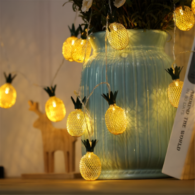Picture of 20 LED Pineapple Fairy String Lights – Waterproof USB Powered (3m) for Indoor/Outdoor Decor