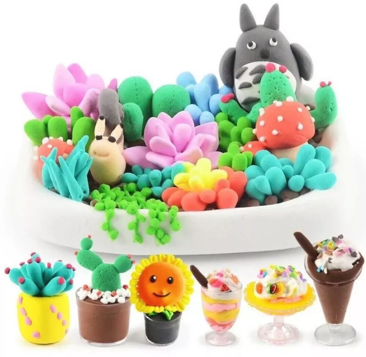 Picture of Kids Colours Modelling Clay Strips – Non-Toxic Plasticine for Children’s Art & Craft, Creative Play & Party Activities
