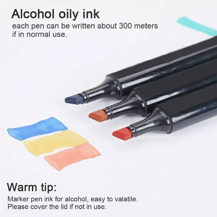 Picture of 24 Colour Dual Tip Brush Pens Set – Soft & Fine Art Markers for Drawing, Calligraphy, and Watercolour Effects