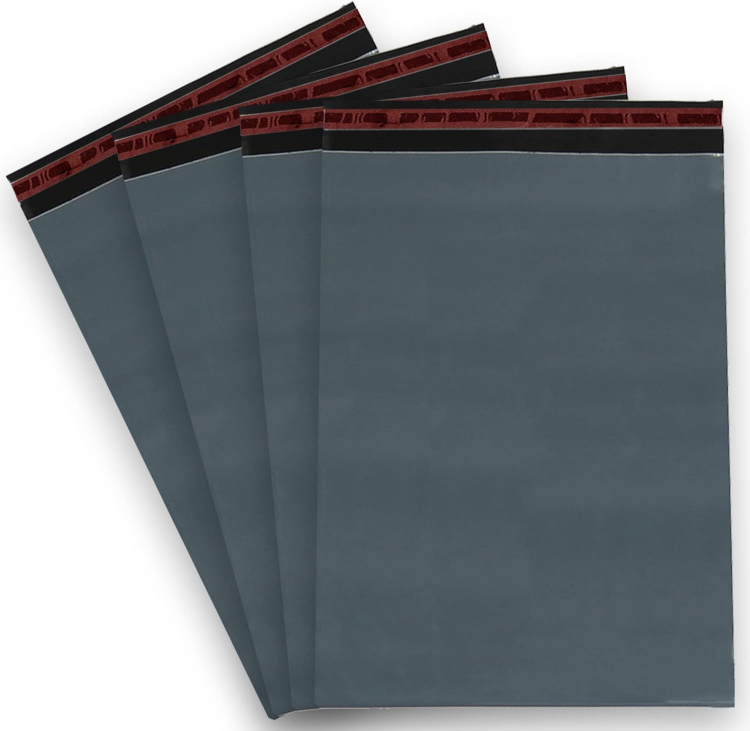 Picture of 25 Large Grey Mailing Bags 17x24" – Strong Poly Mailers with Peel & Seal Strip for Secure Shipping, Packaging Clothes, Books & Parcels