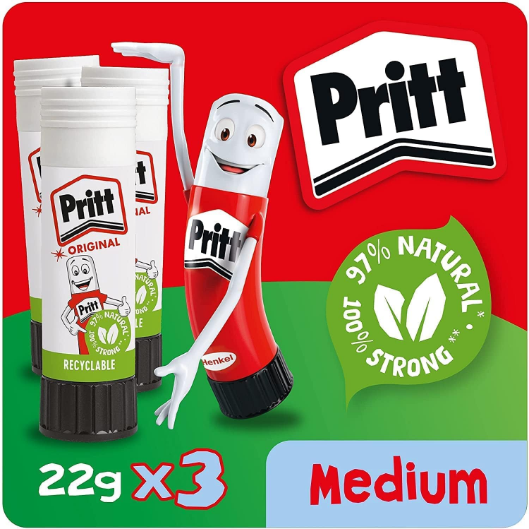 Picture of Glue Stick – Safe, Child-Friendly Craft Adhesive for Arts, School & Office Supplies