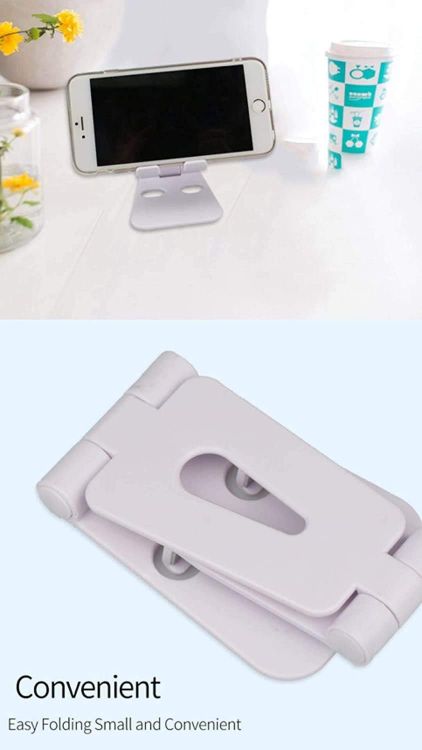 Picture of Universal Adjustable Desktop Phone Stand – Hands-Free Holder for All Smartphones (Black)