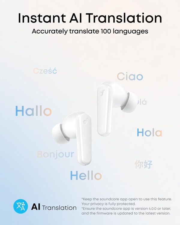 Picture of Soundcore Anker P20i TWS Earbuds – 10mm Bass, Bluetooth 5.3, 30H, IPX5, Dual Mics, EQ