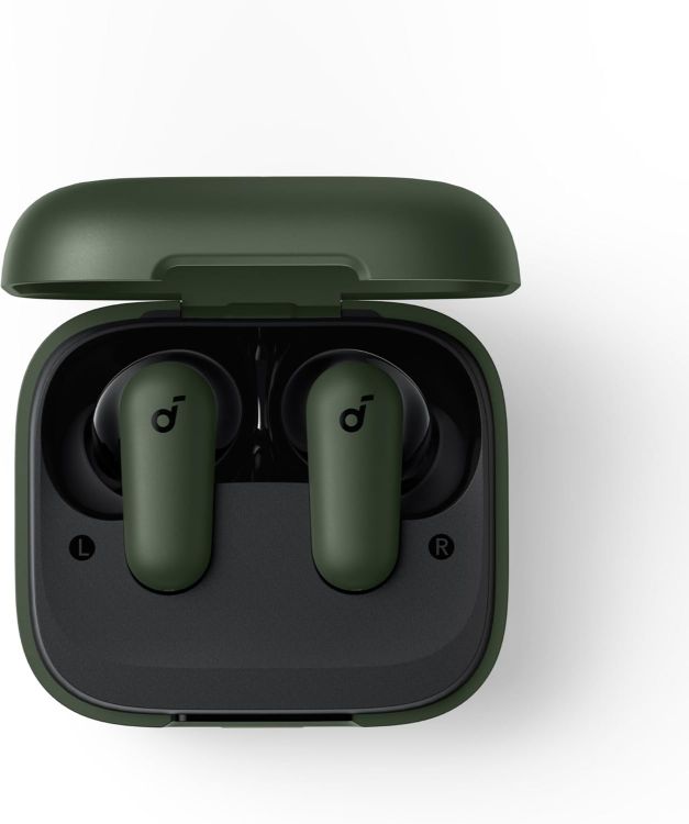 Picture of Soundcore P30i Wireless Noise-Cancelling Earbuds – Bass, 45H Playtime, IP54, Bluetooth 5.4, App Control, 2-in-1 Case & Phone Stand