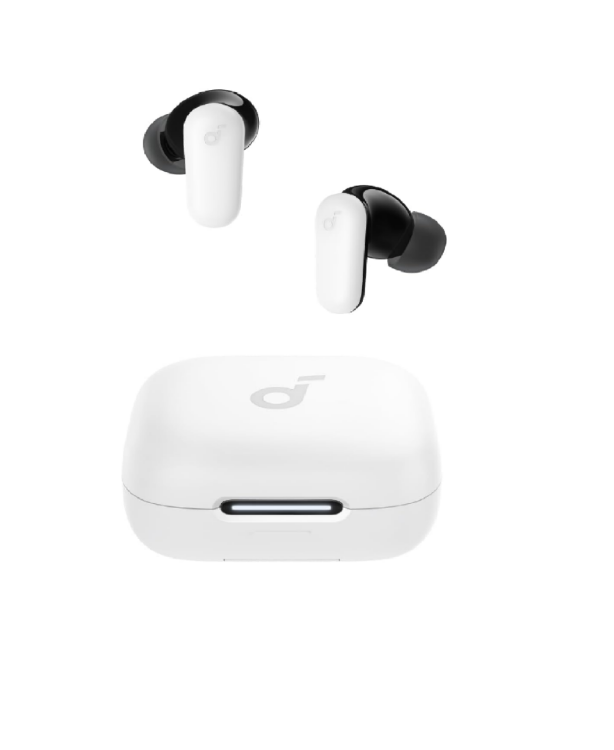 Picture of Soundcore P30i by Anker Wireless Earbuds – Smart Noise Cancelling, Powerful Bass, 45H Playtime, 2-in-1 Case & Phone Stand, IP54, Bluetooth 5.4, App Control