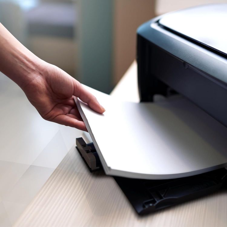 Picture of delka Multi-Purpose A4 Printer Paper, 75gsm A4 Paper, 2 Ream, 1000 Sheets, White