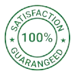 100% Satisfaction Guaranteed 100% Satisfaction Guaranteed